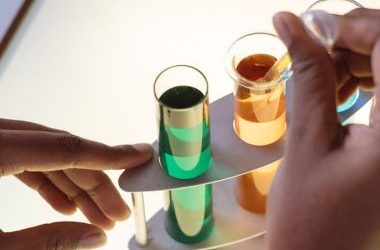 chemical lab for color mixing